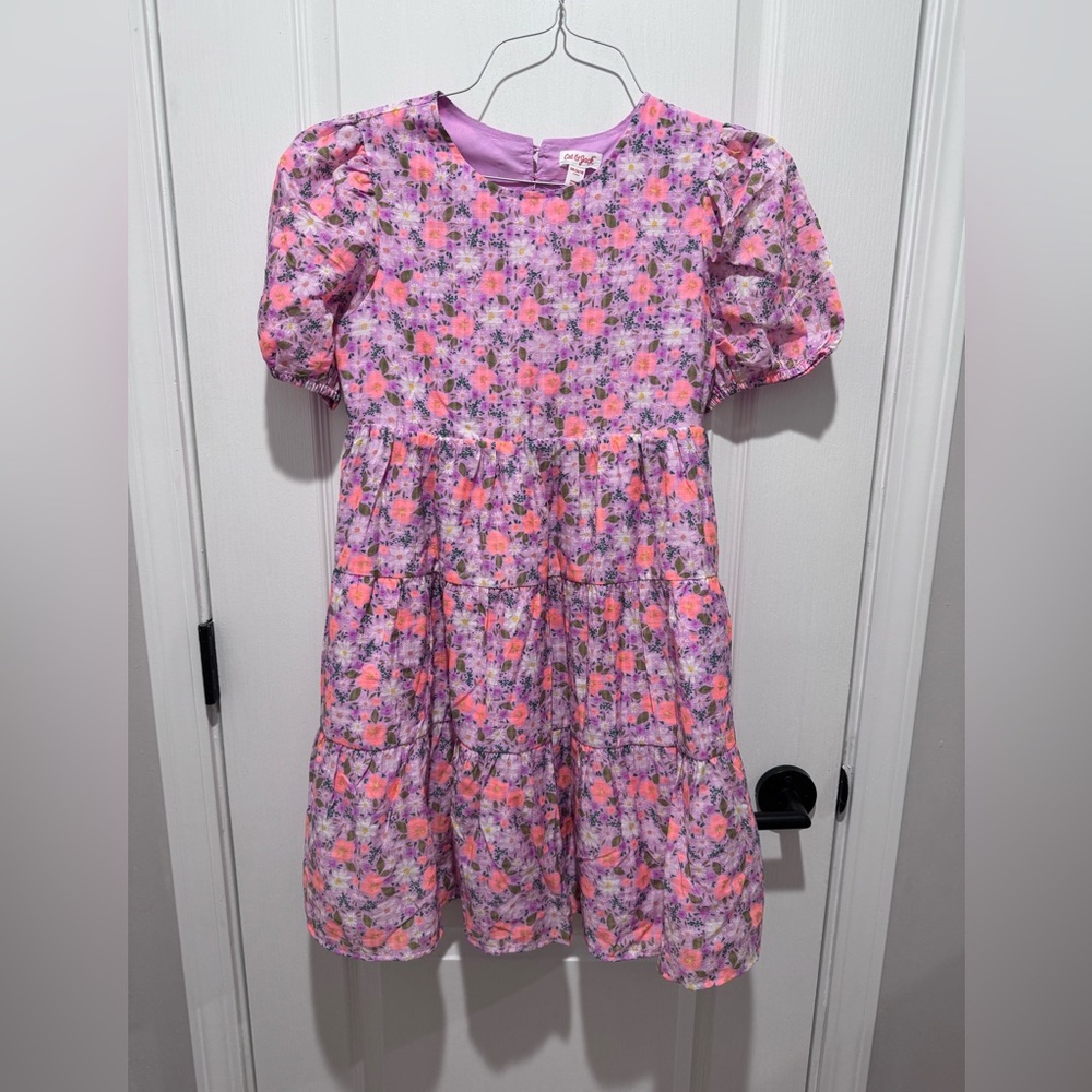 Cat & Jack Pink and Purple Floral Dress
